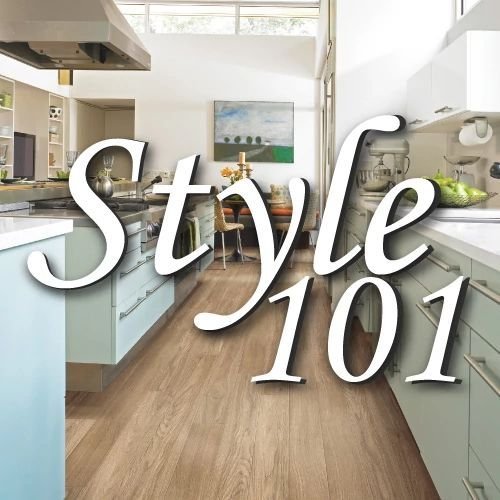Style 101 text over a kitchen background - Classic Flooring and Design in FL